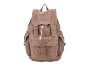 Gootium 21101CF Specially High Density Thick Canvas Backpack Rucksack Coffee