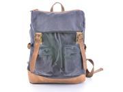Gootium 50515GRY Vintage Canvas Backpack Rucksack Schoolbags Grey