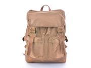 Gootium 50515CF Vintage Canvas Backpack Rucksack Schoolbags Coffee