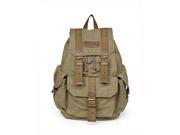 Otium 21101AMG Large Canvas Backpack Small Size Army Green