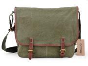 Gootium 51029AMG Vintage Military Canvas Messenger Bag Men s Shoulder Bag Army Green