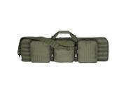 Deluxe Lockable Voodoo Tactical 42 inch MOLLE Soft Rifle Case Olive