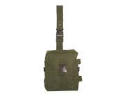 Voodoo Tactical MOLLE Drop Leg Gas Mask Pouch OD