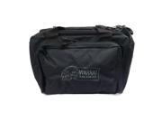 Large Black two in one Range Bag with Removeable Center Pistol Compartment
