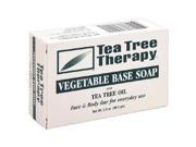 Soap Vegetable Base With Tea Tree Tea Tree Therapy 3.5 oz Bar Soap