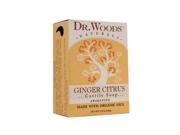 Dr. Woods 1053412 Castile Bar Soap Ginger Citrus 5.25 Oz