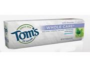 Toms of Maine 777946 Whole Care Toothpaste Spearmint 4.7 Oz Case Of 6