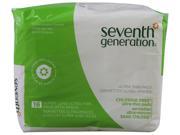 Seventh Generation Chlorine Free Ultra Thin Maxi Pads Super Long with Wings 16 P