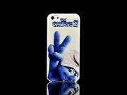 For Apple iPhone 5 5S Case theSmurfs2 3D Relief 0.5mm Ultra Thin Hard Cover MAC1333 12