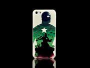 For Apple iPhone 5 5S Case AvengersCaptainAmerica 3D Relief 0.5mm Ultra Thin Hard Cover MAC1333 27