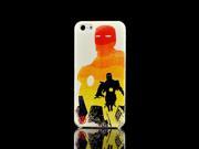 For Apple iPhone 5 5S Case AvengersIronMan 3D Relief 0.5mm Ultra Thin Hard Cover MAC1333 28
