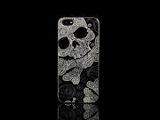 For Apple iPhone 5 5S Case Skull Tattoo 3D Relief 0.5mm Ultra Thin Hard Cover MAC1333 44