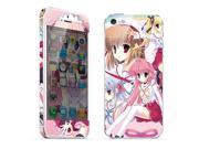 For Apple iPhone 5 Skins Cartoon Cute Girl Full Body Decals Protector Stickers Covers MAC1208 202