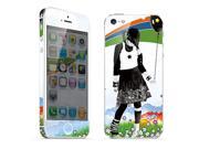 For Apple iPhone 5 Skins EMO girl Full Body Decals Protector Stickers Covers MAC1208 38
