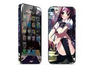 For Apple iPhone 5 Skins Cartoon Girl Full Body Decals Protector Stickers Covers MAC1208 221
