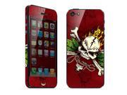For Apple iPhone 5 Skins PacersSkull Full Body Decals Protector Stickers Covers MAC1208 02