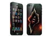 For Apple iPhone 5 Skins Gorilla Scream Full Body Decals Protector Stickers Covers MAC1208 140