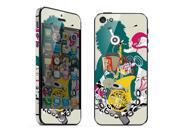 For Apple iPhone 5 Skins Music Girl Full Body Decals Protector Stickers Covers MAC1208 143