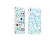 Apple iPhone 5S Skins Blue QuestionMark Full Body Decals Stickers Covers Screen Protector MAC1338 105