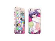 Apple iPhone 5S Skins Cartoon Lovely Girl Full Body Decals Stickers Covers Screen Protector MAC1338 237