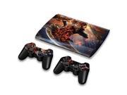 For Sony PlayStation 3 Super Slim CECH 4000 Skins Stickers Personalized Decals 2 Controller Covers PS3S4000 111