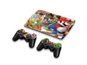 For Sony PlayStation 3 Super Slim CECH 4000 Skins Stickers Personalized Decals 2 Controller Covers PS3S4000 29