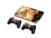 For Sony PlayStation 3 Super Slim CECH 4000 Skins Stickers Personalized Decals 2 Controller Covers PS3S4000 115