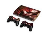 For Sony PlayStation 3 Super Slim CECH 4000 Skins Stickers Personalized Decals 2 Controller Covers PS3S4000 113