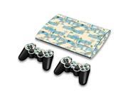 For Sony PlayStation 3 Super Slim CECH 4000 Skins Stickers Personalized Decals 2 Controller Covers PS3S4000 112