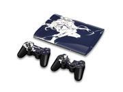 For Sony PlayStation 3 Super Slim CECH 4000 Skins Stickers Personalized Decals 2 Controller Covers PS3S4000 146