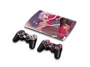 For Sony PlayStation 3 Super Slim CECH 4000 Skins Stickers Personalized Decals 2 Controller Covers PS3S4000 138