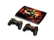 For Sony PlayStation 3 Super Slim CECH 4000 Skins Stickers Personalized Decals 2 Controller Covers PS3S4000 16