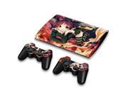 For Sony PlayStation 3 Super Slim CECH 4000 Skins Stickers Personalized Decals 2 Controller Covers PS3S4000 181