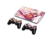 For Sony PlayStation 3 Super Slim CECH 4000 Skins Stickers Personalized Decals 2 Controller Covers PS3S4000 180