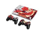 For Sony PlayStation 3 Super Slim CECH 4000 Skins Stickers Personalized Decals 2 Controller Covers PS3S4000 184