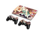 For Sony PlayStation 3 Super Slim CECH 4000 Skins Stickers Personalized Decals 2 Controller Covers PS3S4000 179