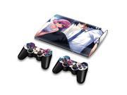For Sony PlayStation 3 Super Slim CECH 4000 Skins Stickers Personalized Decals 2 Controller Covers PS3S4000 182