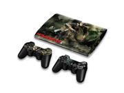 For Sony PlayStation 3 Super Slim CECH 4000 Skins Stickers Personalized Decals 2 Controller Covers PS3S4000 08