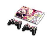 For Sony PlayStation 3 Super Slim CECH 4000 Skins Stickers Personalized Decals 2 Controller Covers PS3S4000 172