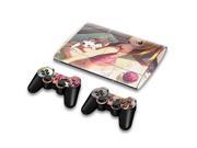 For Sony PlayStation 3 Super Slim CECH 4000 Skins Stickers Personalized Decals 2 Controller Covers PS3S4000 175