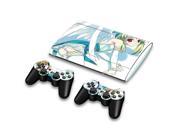 For Sony PlayStation 3 Super Slim CECH 4000 Skins Stickers Personalized Decals 2 Controller Covers PS3S4000 176