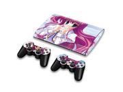 For Sony PlayStation 3 Super Slim CECH 4000 Skins Stickers Personalized Decals 2 Controller Covers PS3S4000 170