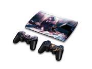 For Sony PlayStation 3 Super Slim CECH 4000 Skins Stickers Personalized Decals 2 Controller Covers PS3S4000 171