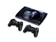 For Sony PlayStation 3 Super Slim CECH 4000 Skins Stickers Personalized Decals 2 Controller Covers PS3S4000 205
