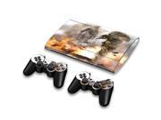 For Sony PlayStation 3 Super Slim CECH 4000 Skins Stickers Personalized Decals 2 Controller Covers PS3S4000 19