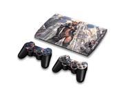 For Sony PlayStation 3 Super Slim CECH 4000 Skins Stickers Personalized Decals 2 Controller Covers PS3S4000 58