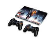For Sony PlayStation 3 Super Slim CECH 4000 Skins Stickers Personalized Decals 2 Controller Covers PS3S4000 103