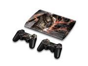 For Sony PlayStation 3 Super Slim CECH 4000 Skins Stickers Personalized Decals 2 Controller Covers PS3S4000 51