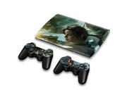 For Sony PlayStation 3 Super Slim CECH 4000 Skins Stickers Personalized Decals 2 Controller Covers PS3S4000 52