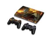For Sony PlayStation 3 Super Slim CECH 4000 Skins Stickers Personalized Decals 2 Controller Covers PS3S4000 199